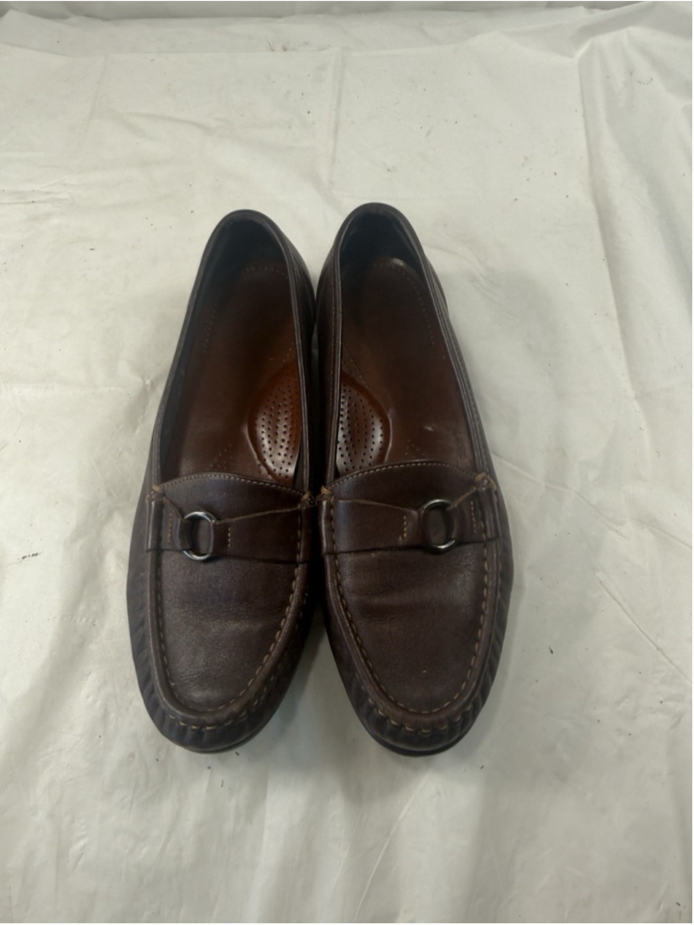SAS Tripad Comfort Jewel Leather Pinch Moc Loafer Shoes size 9M